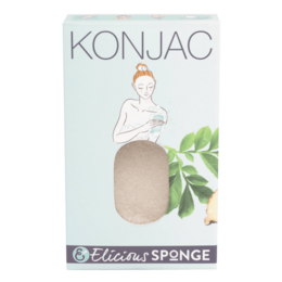 Konjac svamp til kroppen med kollagen - anti rynke