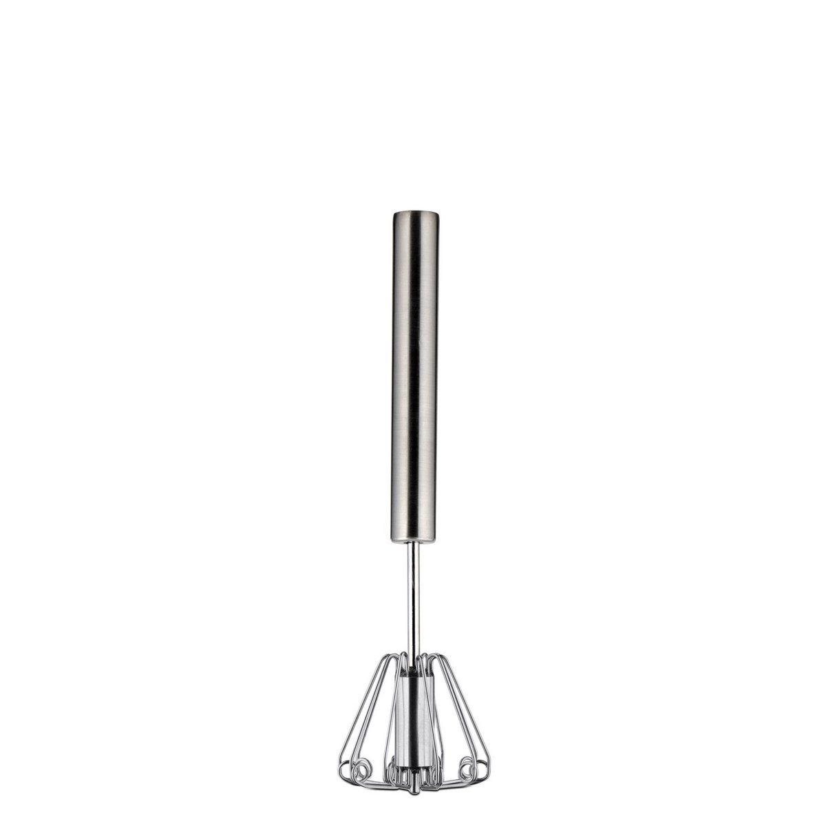 Automatic hand whisk made of stainless steel, 23 cm