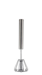 Automatic hand whisk made of stainless steel, 23 cm