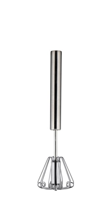 Automatic hand whisk made of stainless steel, 23 cm