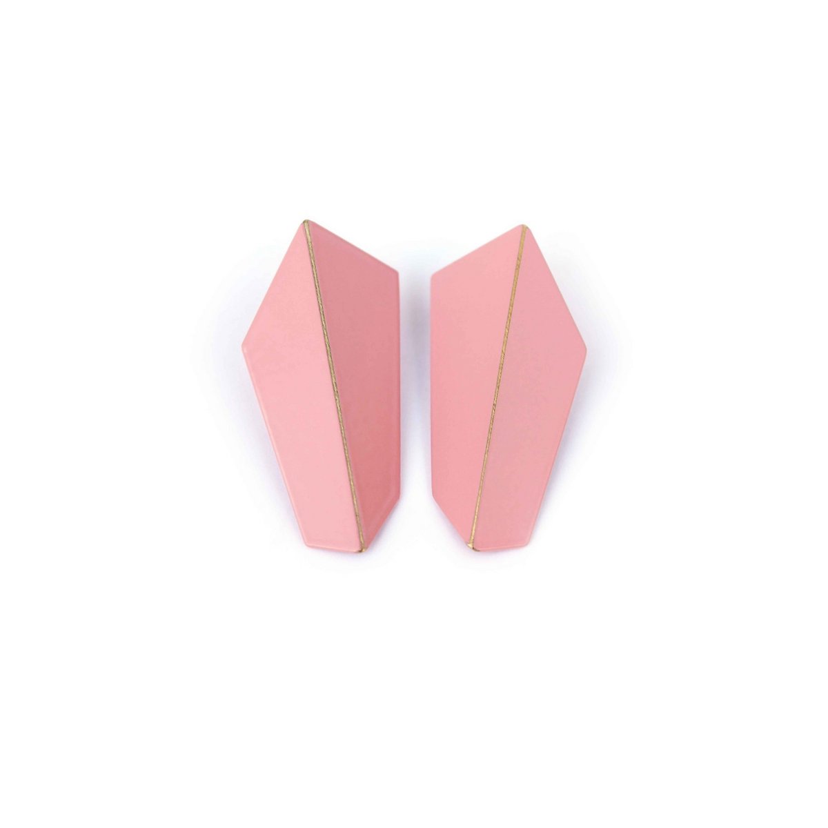 Boucles d'Oreilles Pliées Verticales