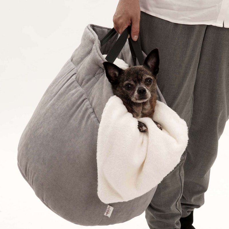 Hundekörbchen Shopper Little Basket Monterey grau