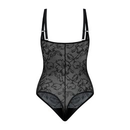 Lacy Open Bust Bodysuit