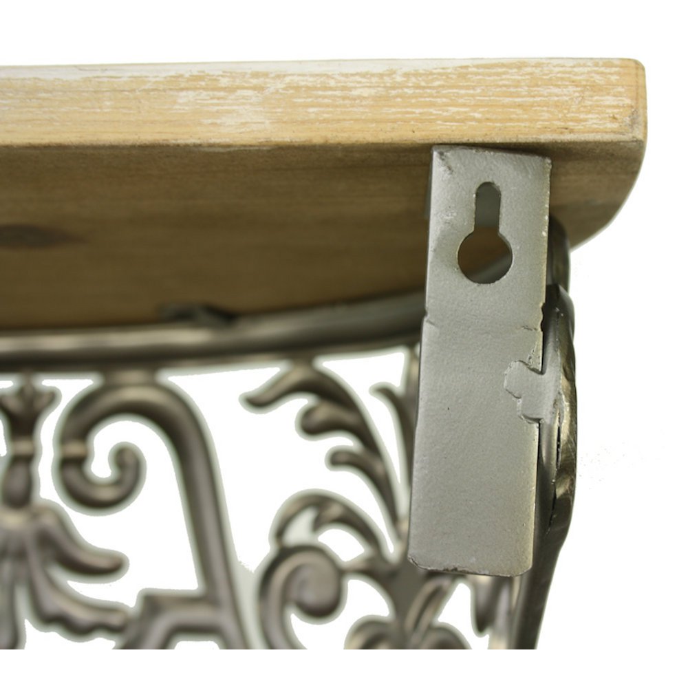 Wandkonsole Ornament oval 60x19x14cm