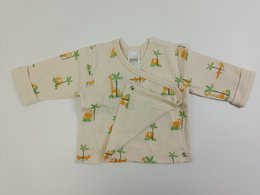 Camisa cruzada manga larga - aguja caída