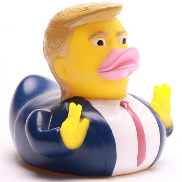 Donald Trump squeaky duck - rubber duck