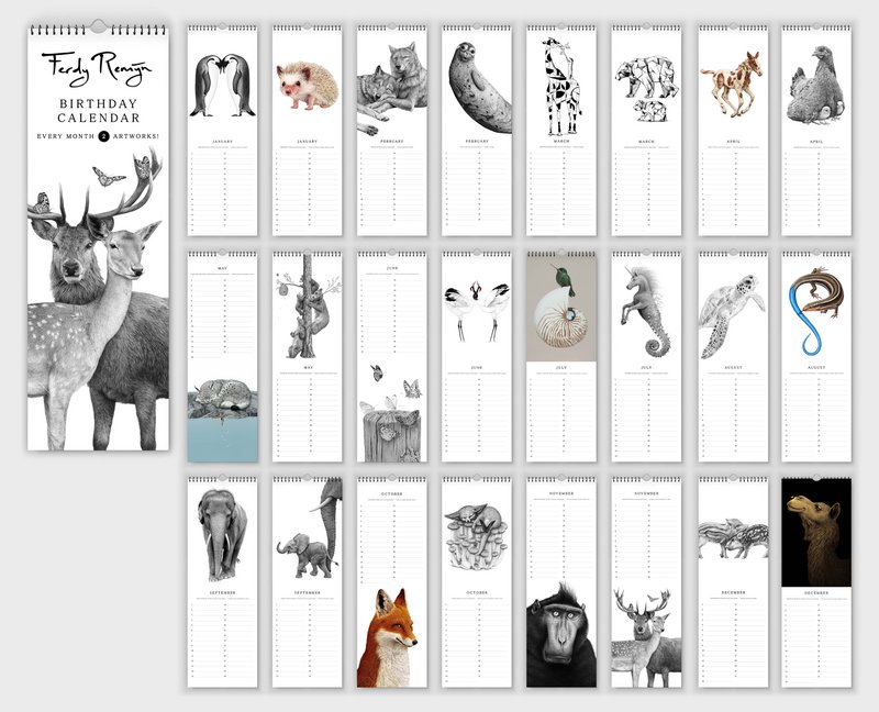 Calendario de cumpleaños de Ferdy Remijn