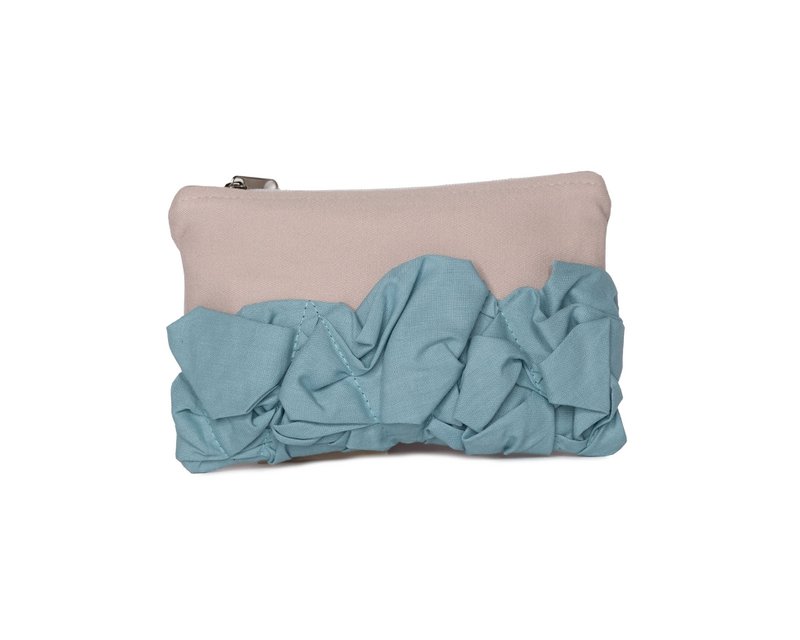 Boho makeuptaske med flæser
