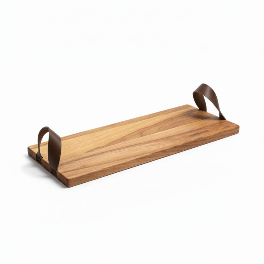 Tabla de bebidas con asas 49 x 18 cm