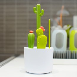 FLASCHENBÜRSTE SET CACTI WHITE