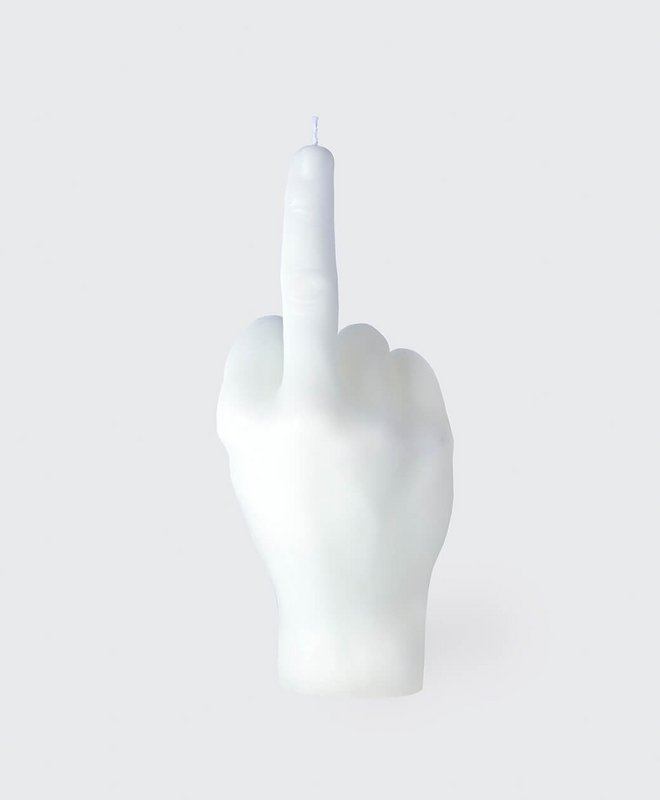 F*ck dig Candle White