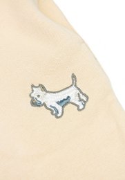 Pantaloni della tuta per bambini Terrier bianco