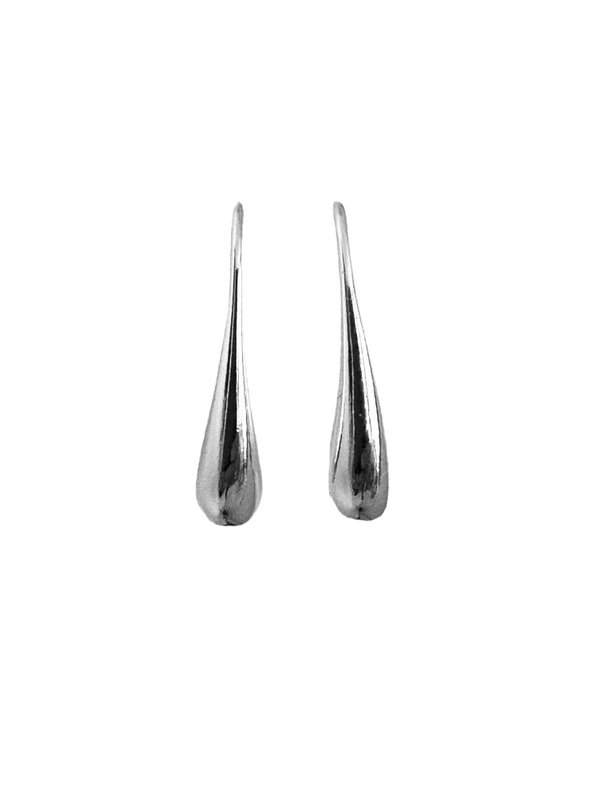 Tropfenohrring Silber