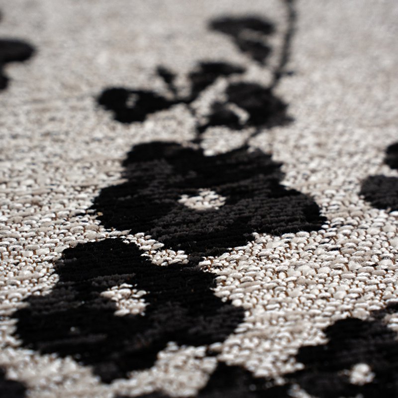 Eco Rug - Night Snow - Tæppe sort