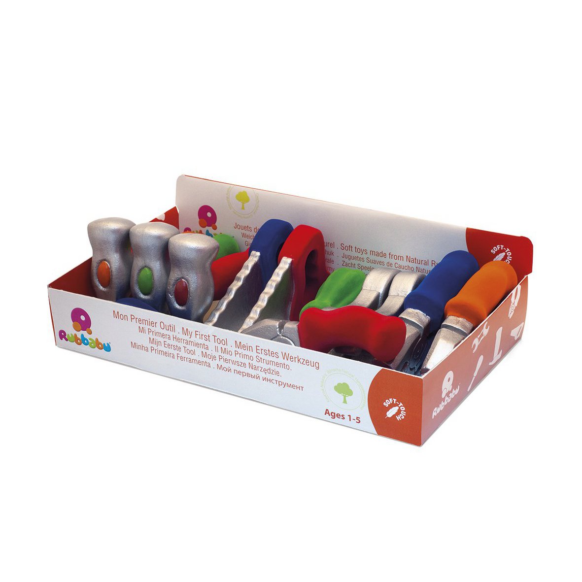 Rubbabu - Assortment of tools - 40x10x20cm