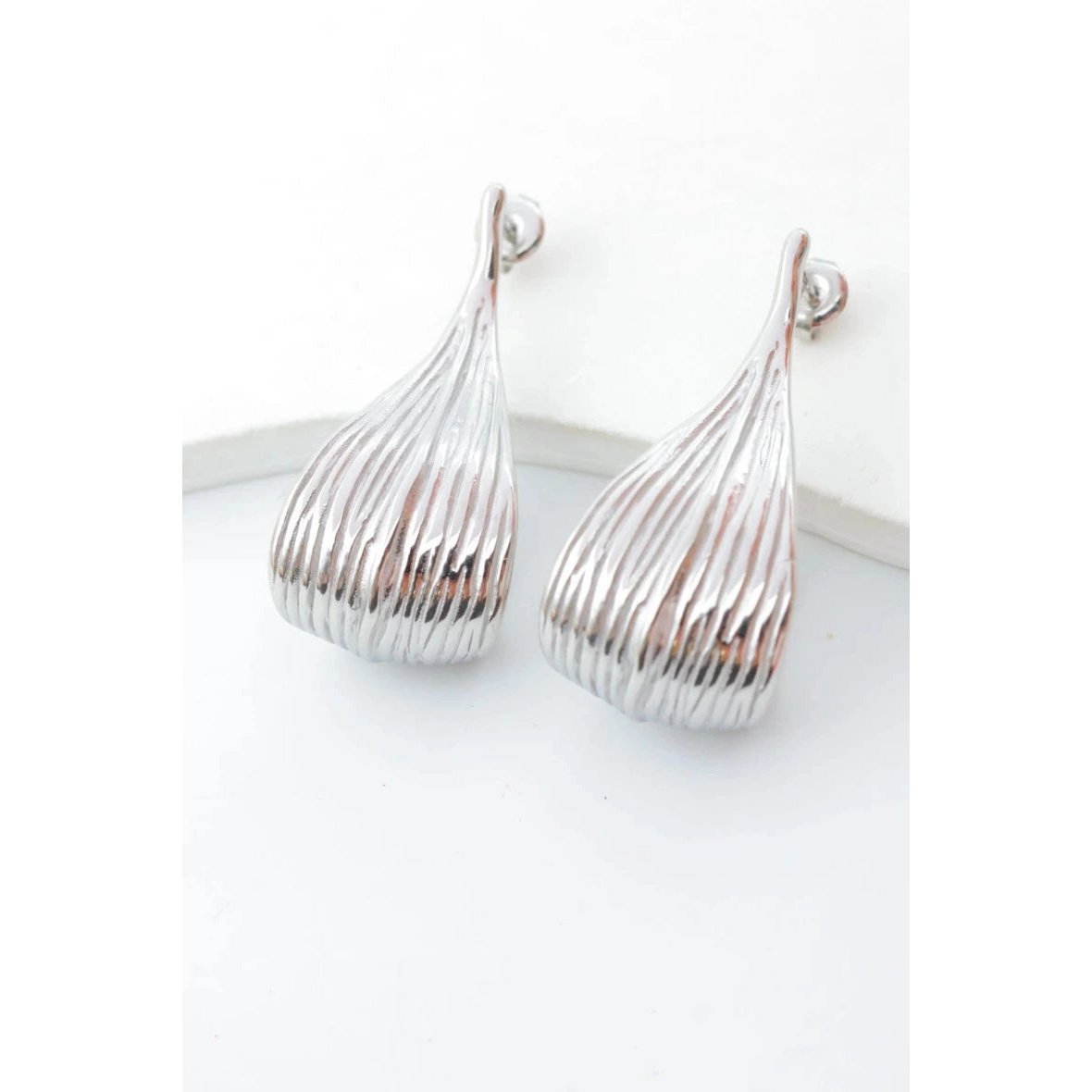 Boucles d’oreilles en acier inoxydable