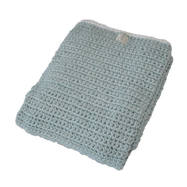 Cot blanket light blue - Mamas 4 Mamas