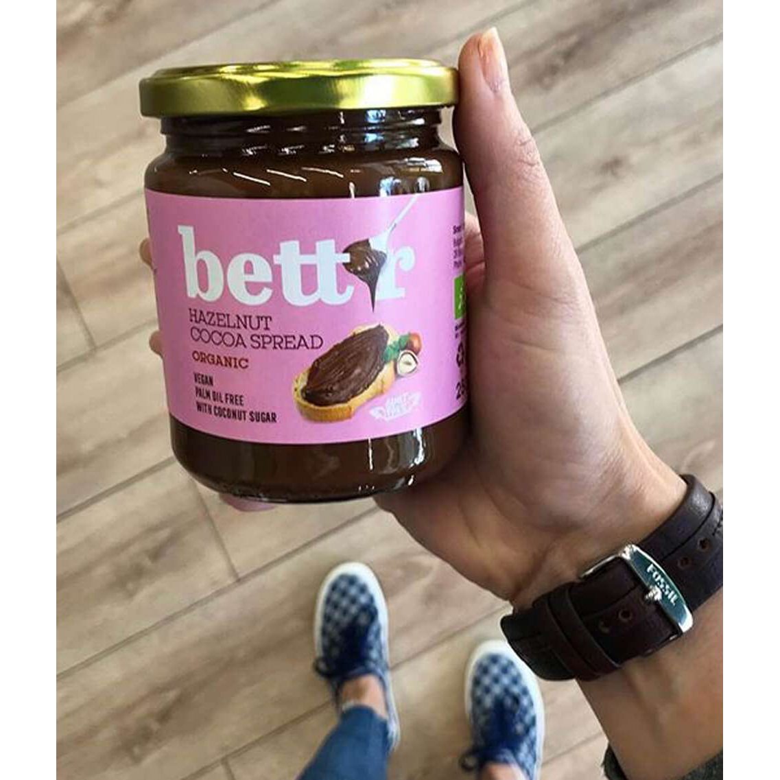 Hazelnut Cocoa Spread, organic, Bett'r, 250g