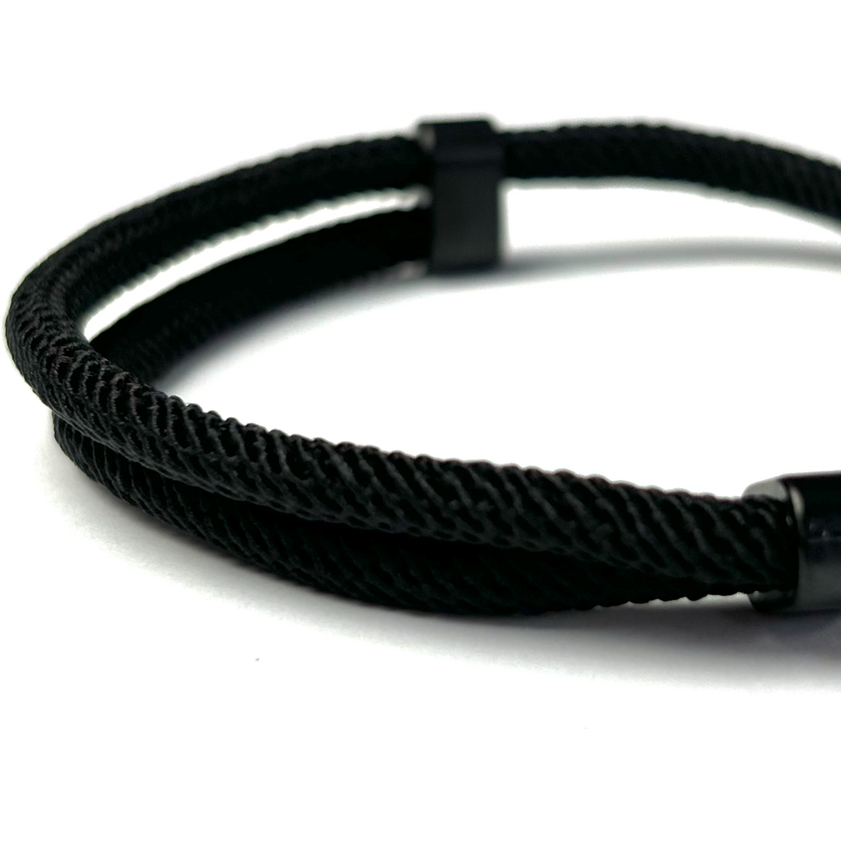 Bracelet corde noire