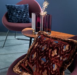 BIJOU | Cushion | 45x45 cm Merlot | Red | Hoii | With luxury inner cushion