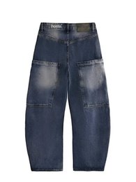 Jeans Balloon Lavaggio Acido 100% Cotone – Fit Wide Leg Carpenter
