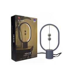 HENG Balance Lampe Ellipse Mini Lys og Mørkegrå