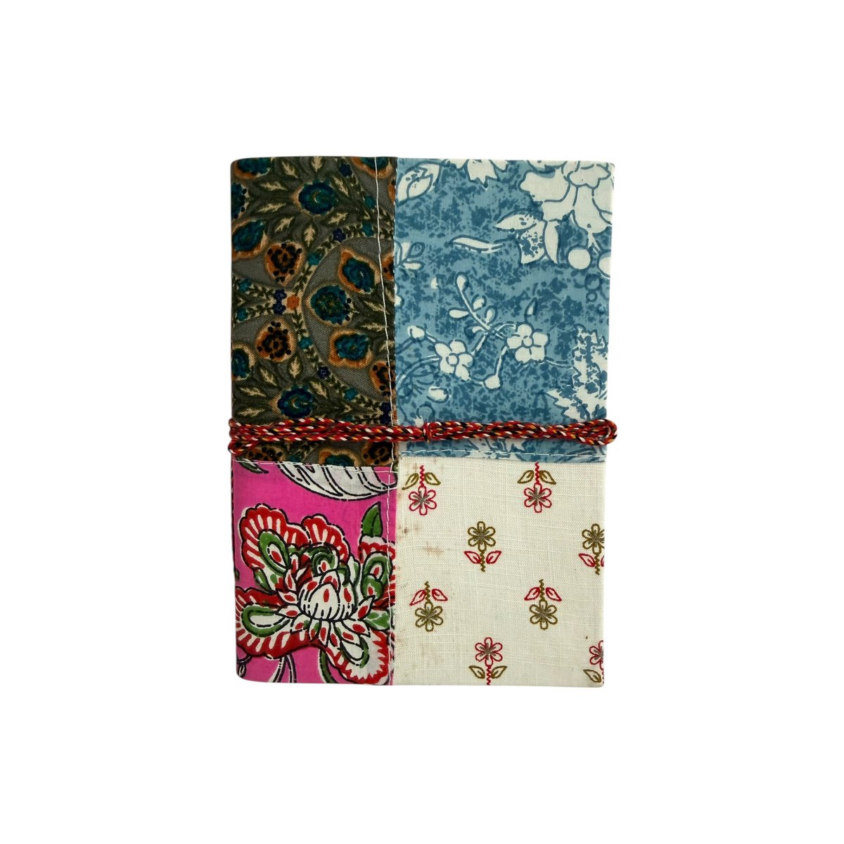 Nachhaltiges Notizbuch Patchwork 17,5 x 13 cm