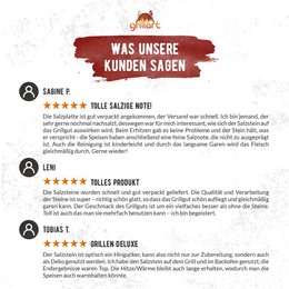 Hochwertige Salzsteine zum Grillen