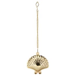 Tefilter, teinfuser "Shell" guld