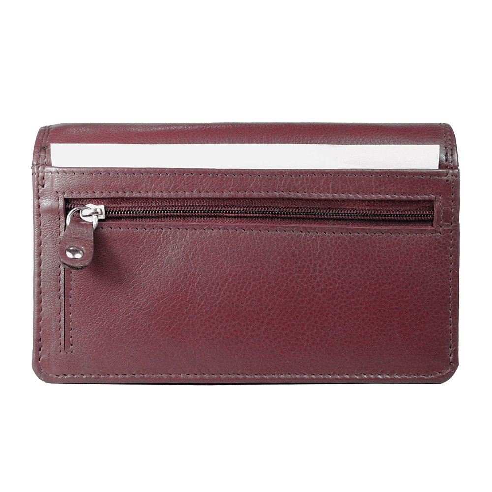 Portefeuille Femme en Cuir RFID - Portefeuille Femme en Cuir - Modèle Harmonica
