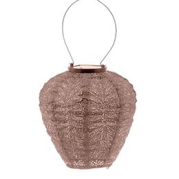Globo Lumiz Solar Lampion Folia - 20cm - Mousse Moca