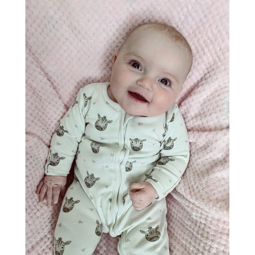 Pyjama zippé zèbre
