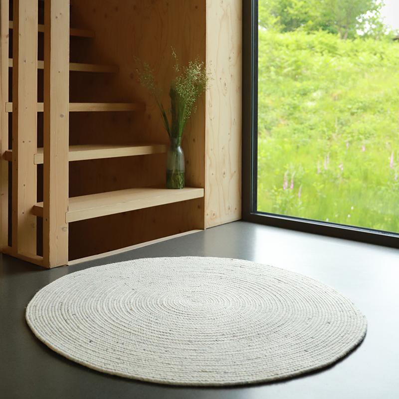 NEETHU NATURAL L Teppich aus gefilzter Wolle