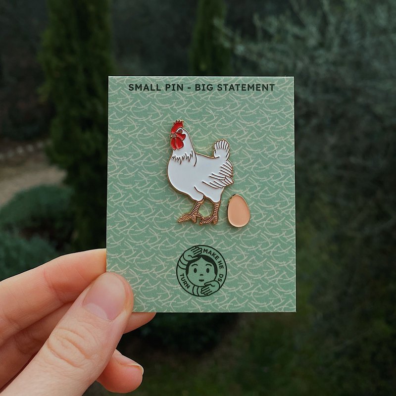 Enamel Pin "Chicken & Egg"