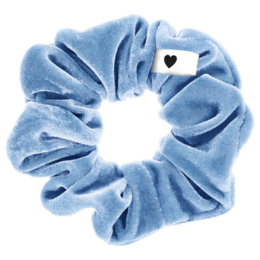 Samt-Scrunchie Hellblau - Bellody® (1 Stück - Seychelles Blue)