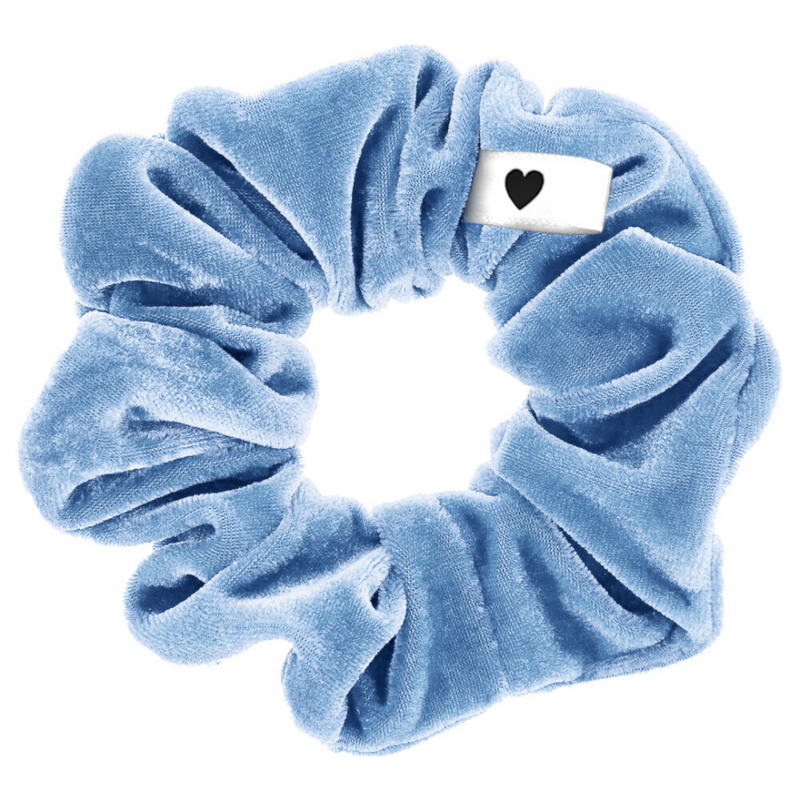 Samt-Scrunchie Hellblau - Bellody® (1 Stück - Seychelles Blue)