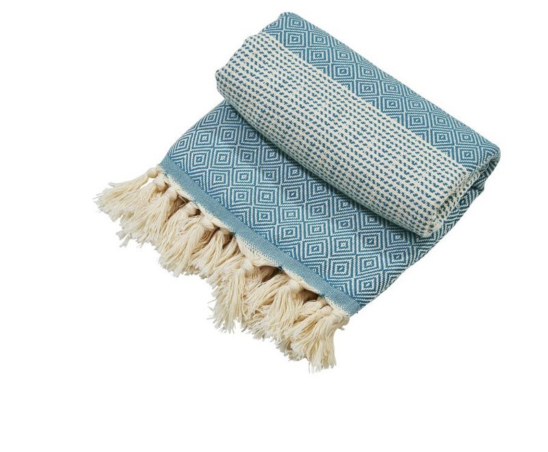 Plaid LOUNGE DIAMANT 100x180cm (8 Farben)