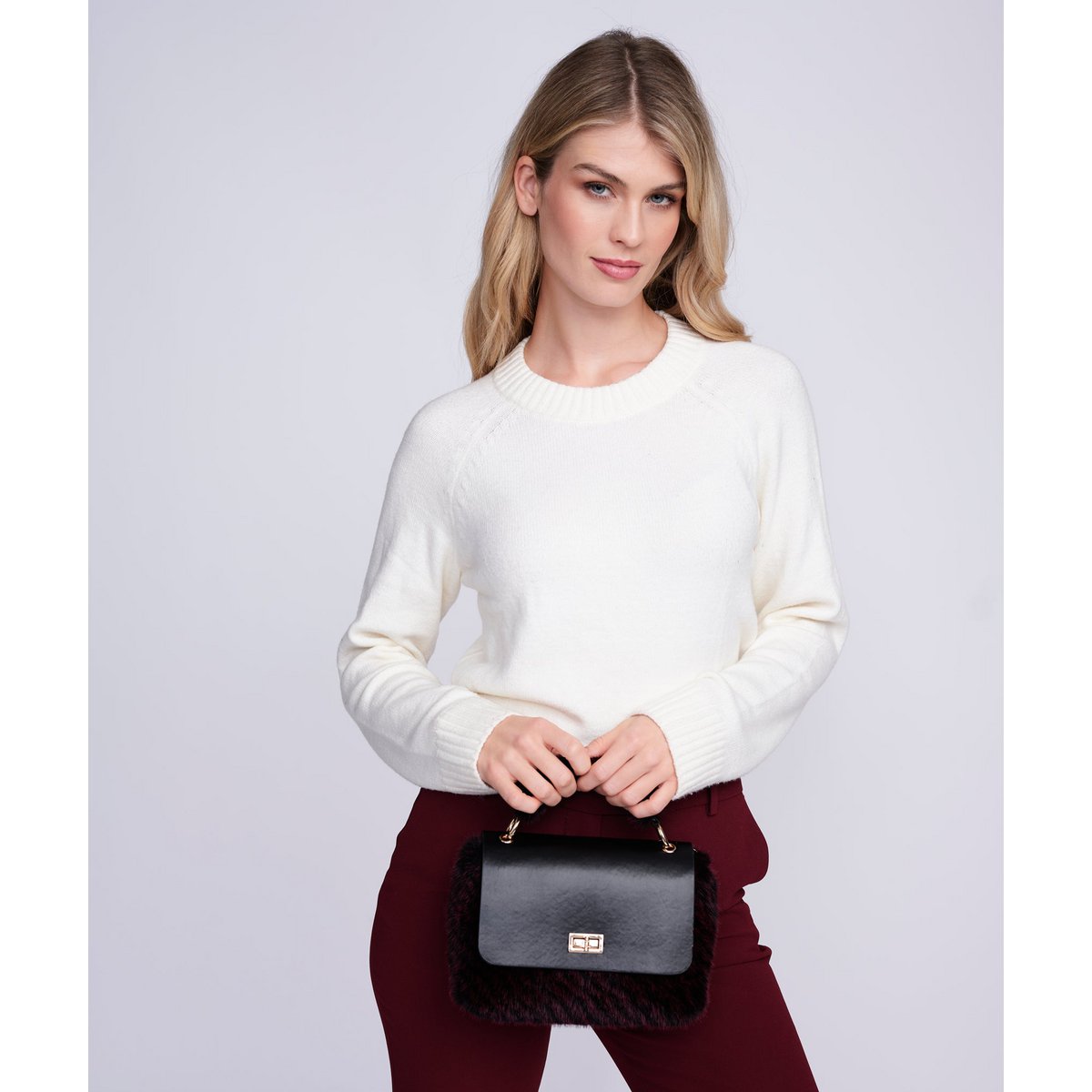 Donatella - Crossbodytas van imitatiebont