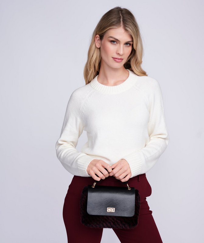 Donatella - Crossbodytas van imitatiebont