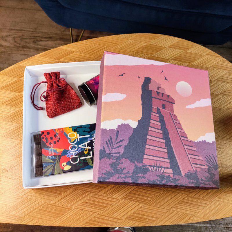 Confezione regalo lavagna riutilizzabile © Collezione Voyage