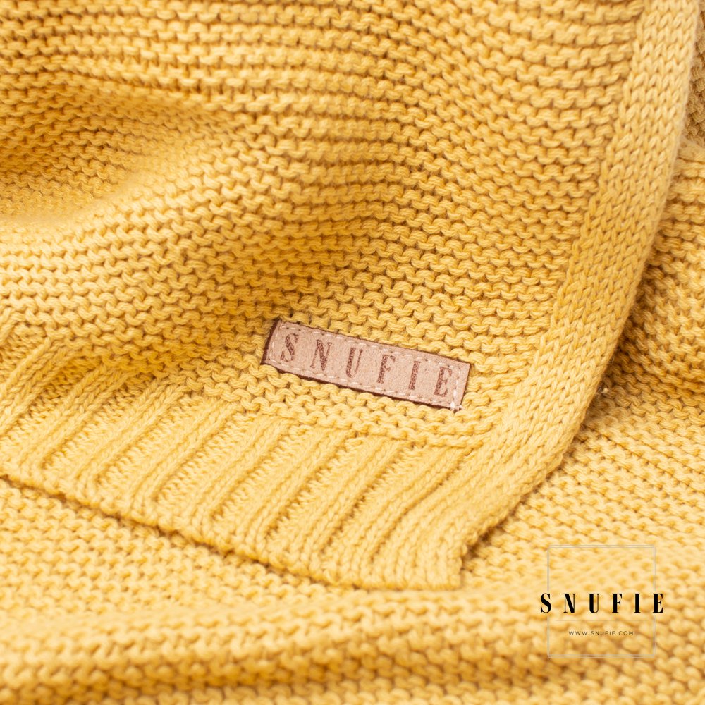 Couverture bébé | Tricoté | Oker