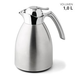 Vakuumkande rustfrit stål / glas 1 L