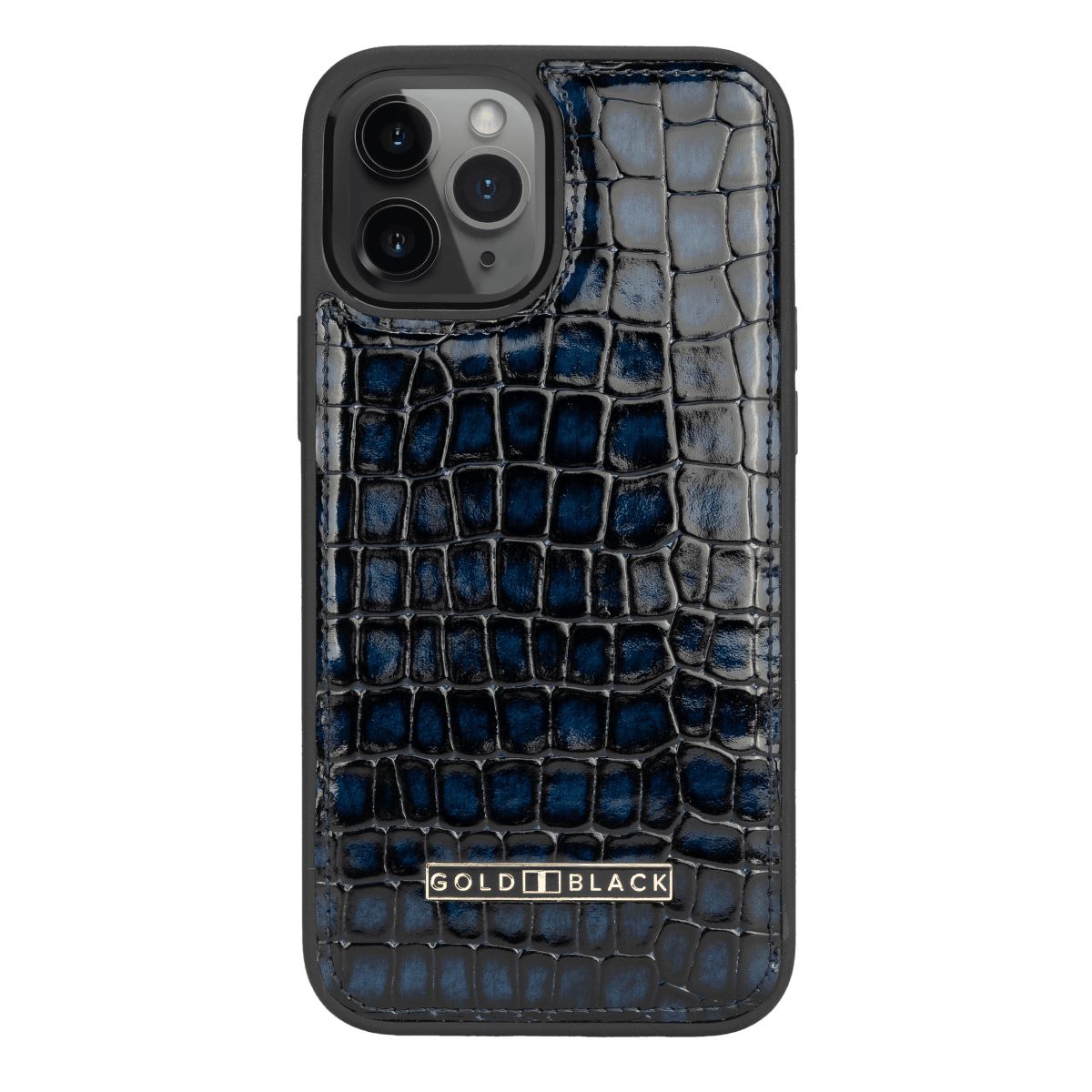 iPhone 12 Pro Max leren hoes Milano blauw