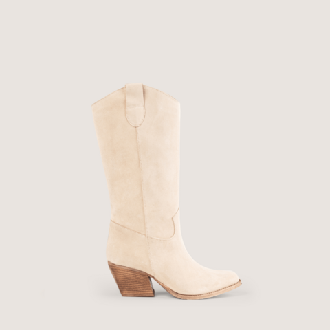 Noa Beige Texan Boots