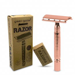 green-goose Klassisches Rasierset – Roségold