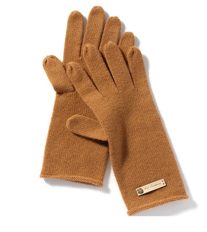 Løs kant - 100% cashmere -handsker