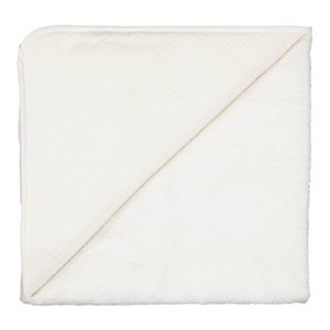 Off-white bath cape