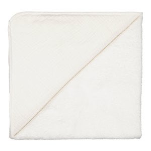 Off-white bath cape