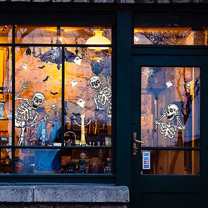 Skeleton Halloween Stickers