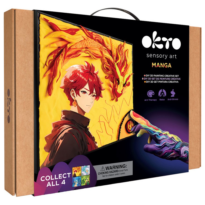 Okto Sensory Art 3D Schilderen - Manga - Vuur